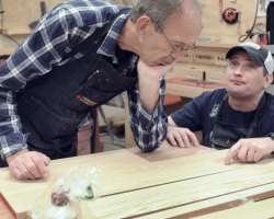 After taking retirement from acting, he opened a woodworking shop and has produced handcrafted furniture in his shop.